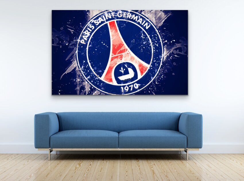 Artistic PSG Emblem Wall Mural - Image 2