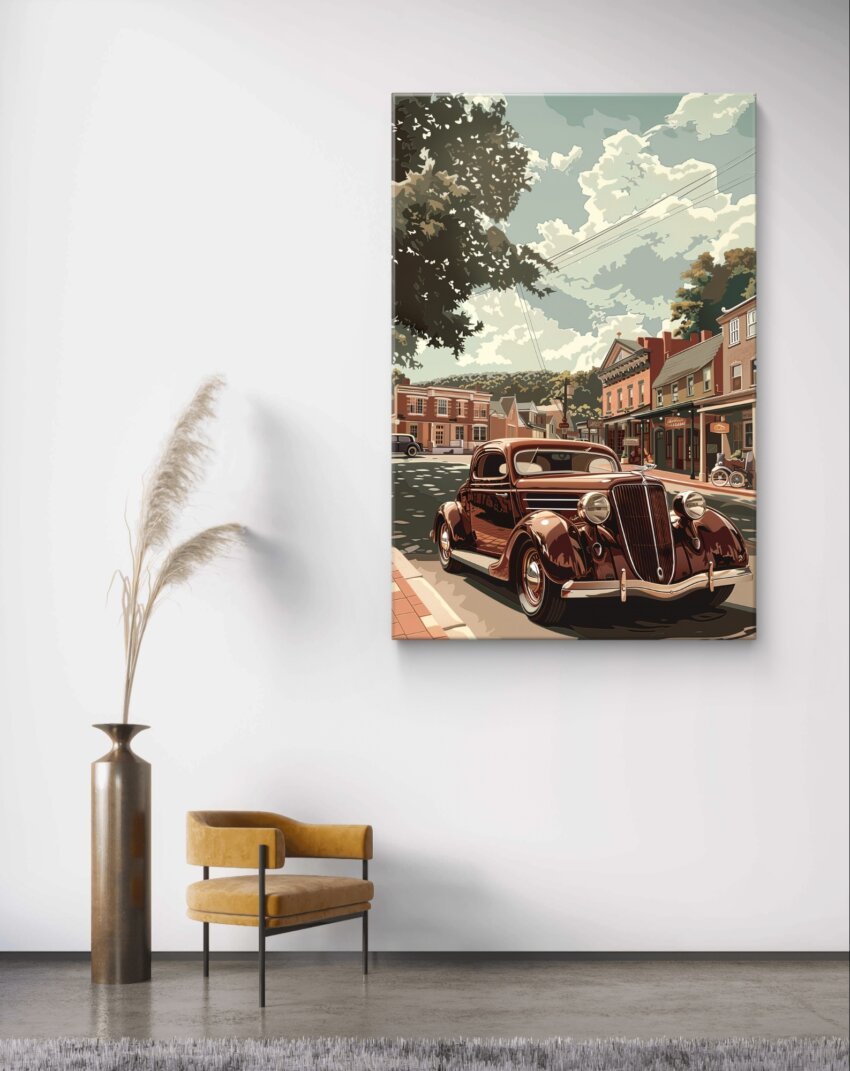 The Retro Charm Wallpaper Mural - Image 2