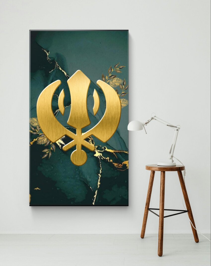 Khanda: Illuminating the Path of Courage and Faith Wallp Art Print - Image 2